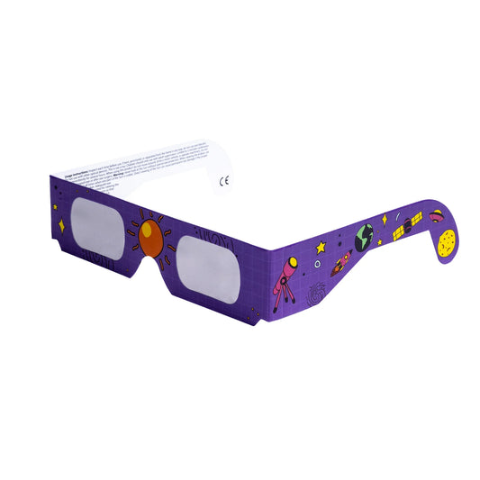 ISO ECLIPSE GLASSES, NASA APPROVED, MADE IN USA, 1-PACK SOLAR SYSTEM